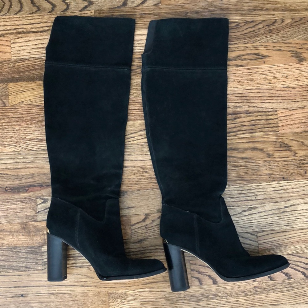 Black Suede Michael Kors Boots